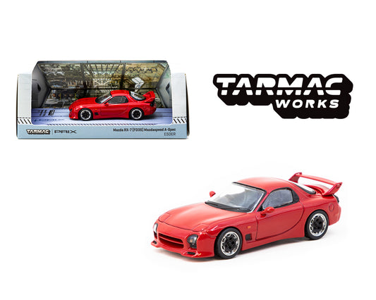 1:64 Tarmac Works x PRIX  Mazda RX-7 (FD3S) Mazdaspeed A Spec ESDER – Red