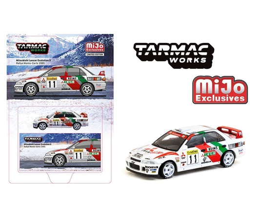 Tarmac Works 1:64 Mitsubishi Lancer Evolution II Rallye Monte-Carlo 1995