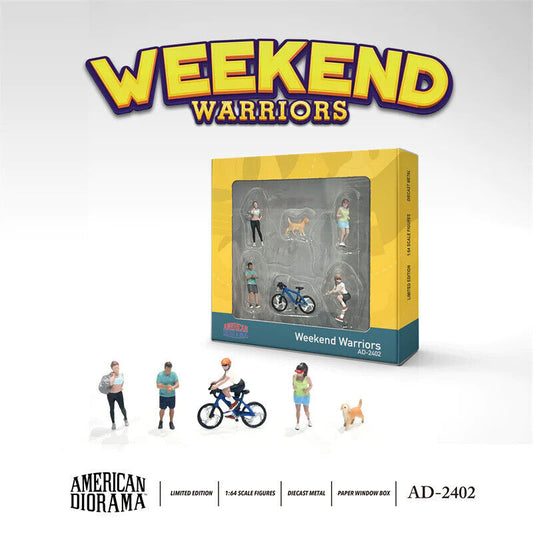 American Diorama 1:64 Figures Set - Weekend Warriors