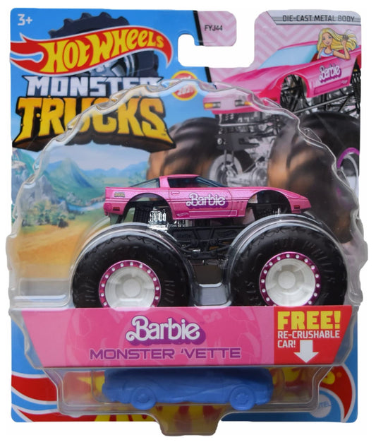 Hot Wheels Monster Trucks Barbie Monster 'Vette
