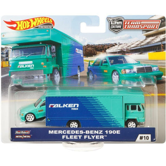 Hot Wheels Team Transport Mercedes-Benz 190E Fleet Flyer