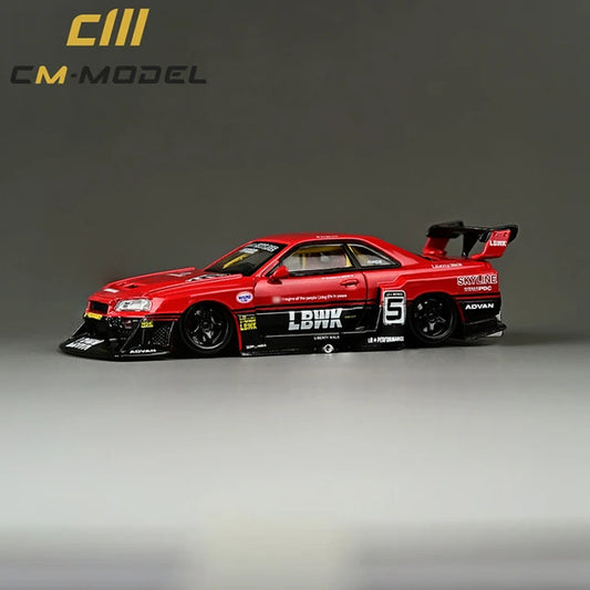 CM Model Nissan LBWK ER34 Super Silhouette Advan