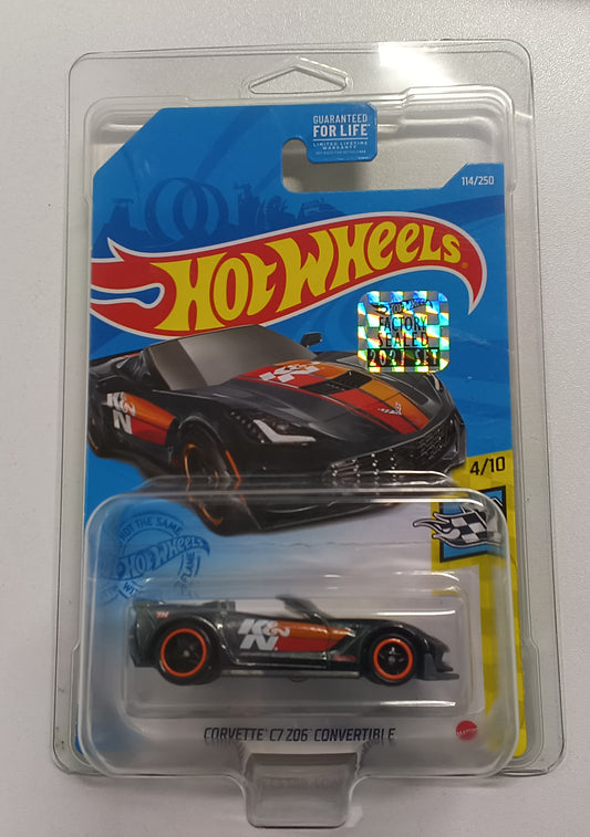 Hot Wheels Corvette C7 Z06 Convertible Super Treasure Hunt-  Factory Sealed Sticker