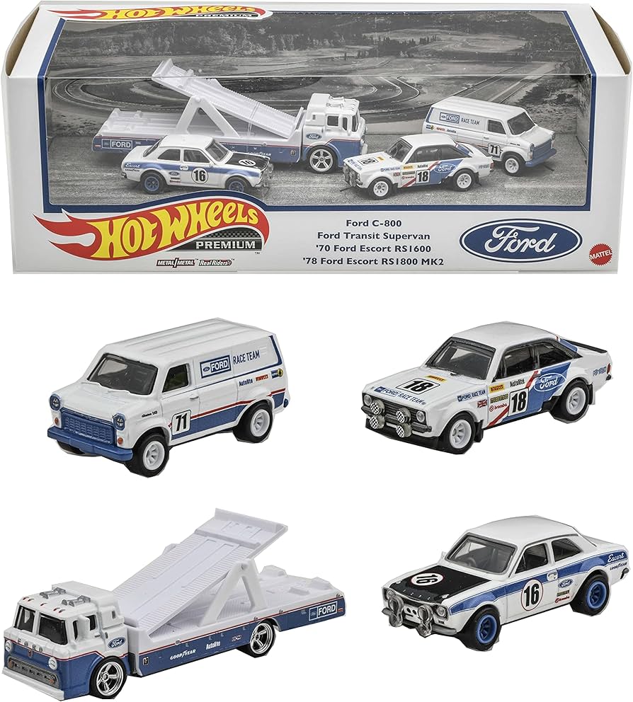 Hot Wheels Premium Ford race box set
