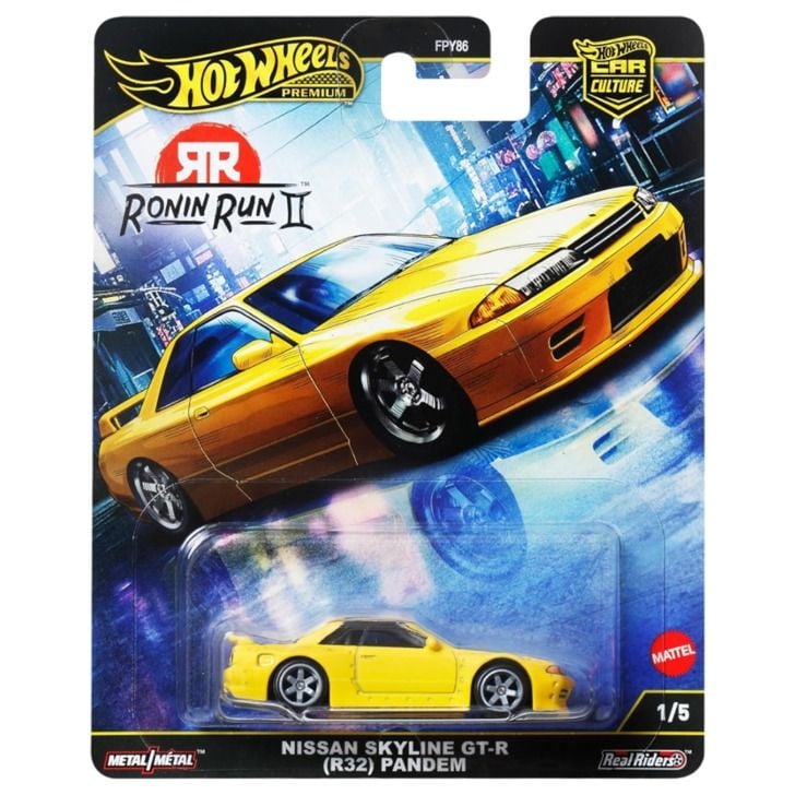 Hot Wheels Ronin Run II Nissan Skyline GT R (R32) Pandem