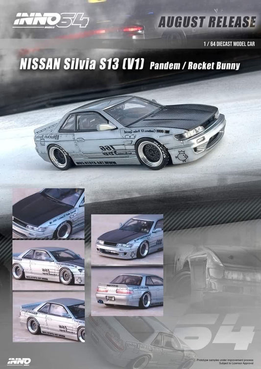 INNO64 1:64 Nissan Silvia S13 (V1) Pandem/Rocket Bunny