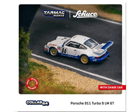 Tarmac Works 1:64 Schuco Porsche 911 Turbo S LM GT Suzuka 1000km 1994 #86