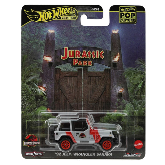 Hot Wheels Jurassic Park '92 Jeep Wrangler Sahara