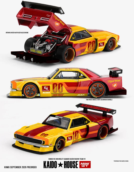 (Preorder) Kaido House x Mini GT 1:64 Chevrolet Camaro Kaido Racing Team V1 - KHMG319