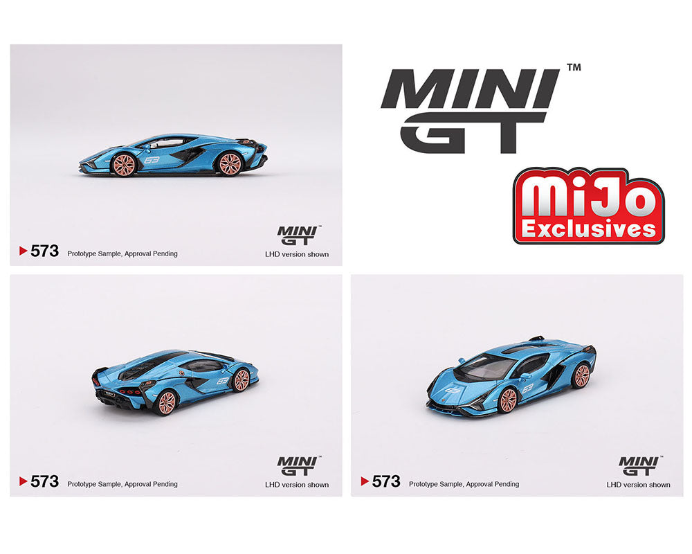 (Preorder) Mini GT 1:64 Lamborghini Sián FKP 37 Ble Aegir – Mijo Exclusives