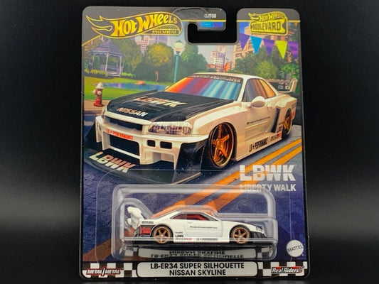 Hot Wheels Boulevard LB-ER34 Super Silhouette Nissan Skyline (No Number Variation)