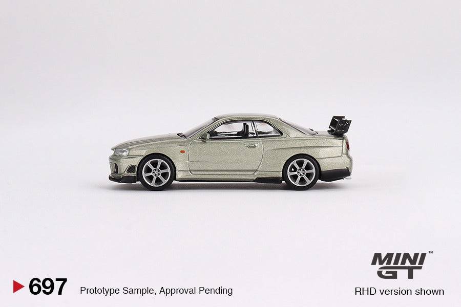 Mini GT Nissan Skyline GT-R (R34) Tommykaira R-z Millenium Jade (697)