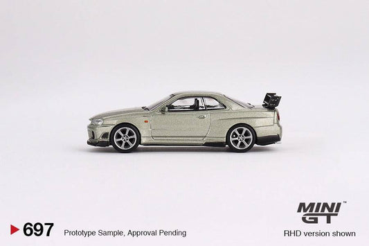 Mini GT Nissan Skyline GT-R (R34) Tommykaira R-z Millenium Jade (697)