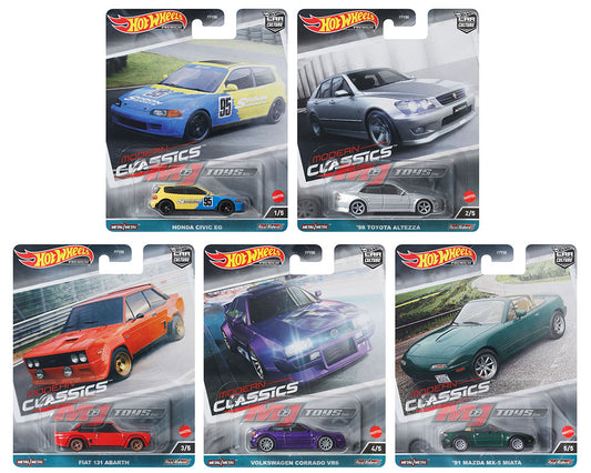 (Preorder) Hot Wheels 1:64 Car Cultures 2023 E Case Modern Classics Set of 5