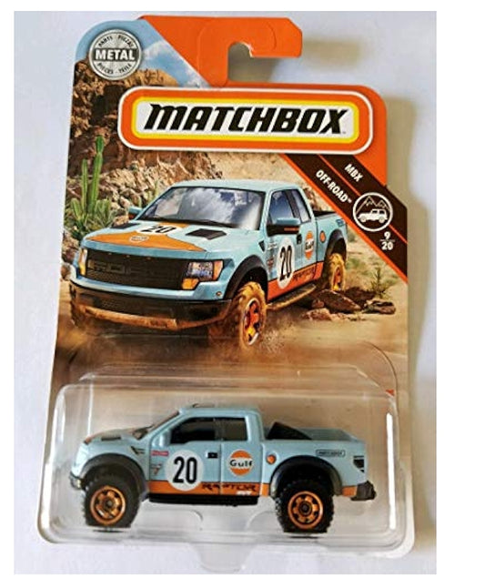 Matchbox '10 Ford F-150 SVT Raptor Off Road (Gulf)
