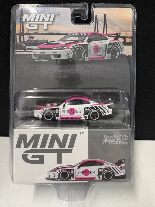Mini GT Nissan Silvia (S15) LB-Super Silhouette Auto Finesse SEMA 2023
