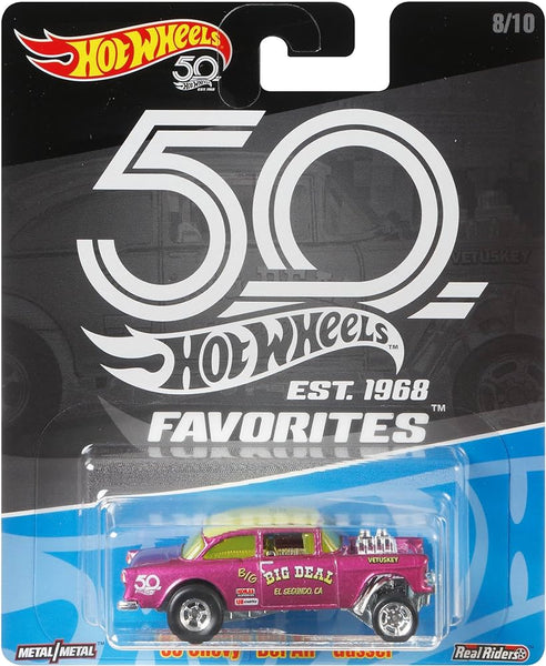 Hot Wheels 50th Favorites 55 Chevy Bel Air Gasser 8 10 SouthernDiecast