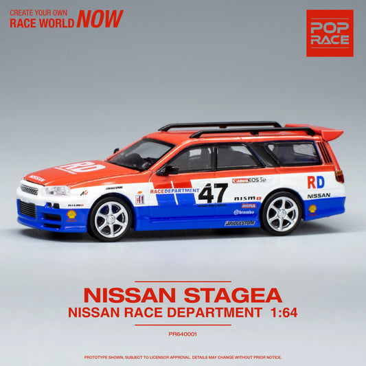 Pop Race 1:64 Nissan Stagea Race Department
