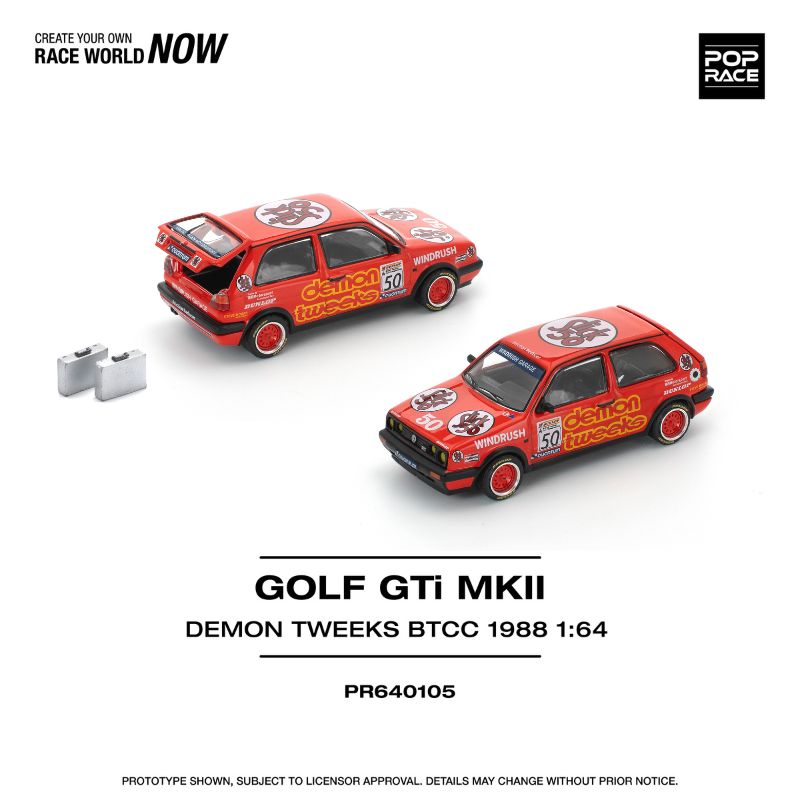 Pop Race 1:64 Golf GTI MK2 PR64-105