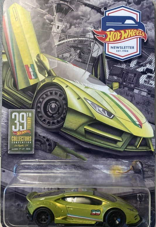 Hot Wheels 39th collectors convention Newsletter Lamborghini Huracan