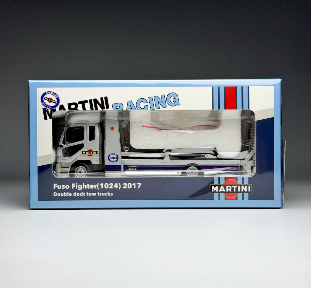 Shadow Pro GCD 1:64 Silver Fuso Fighter (1024) 2017 Double Deck Tow Truck
