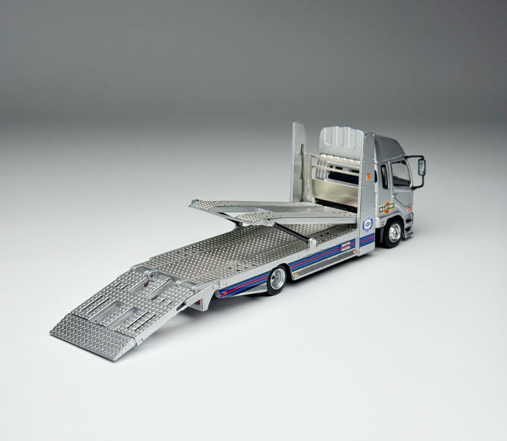 Shadow Pro GCD 1:64 Silver Fuso Fighter (1024) 2017 Double Deck Tow Truck