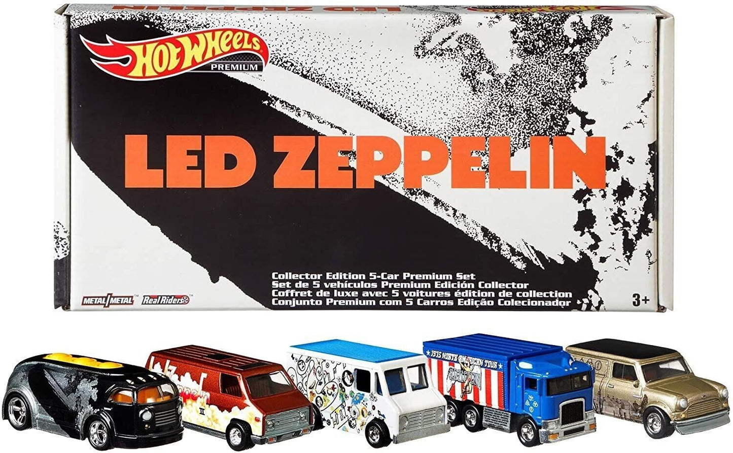 Hot Wheels Led Zeppelin 5 Car Box Set