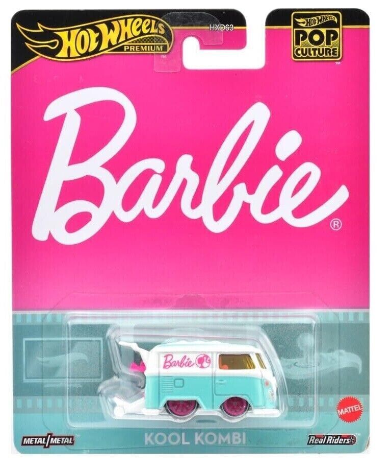 Hot Wheels Pop Culture A Case Barbie Kool Kombi