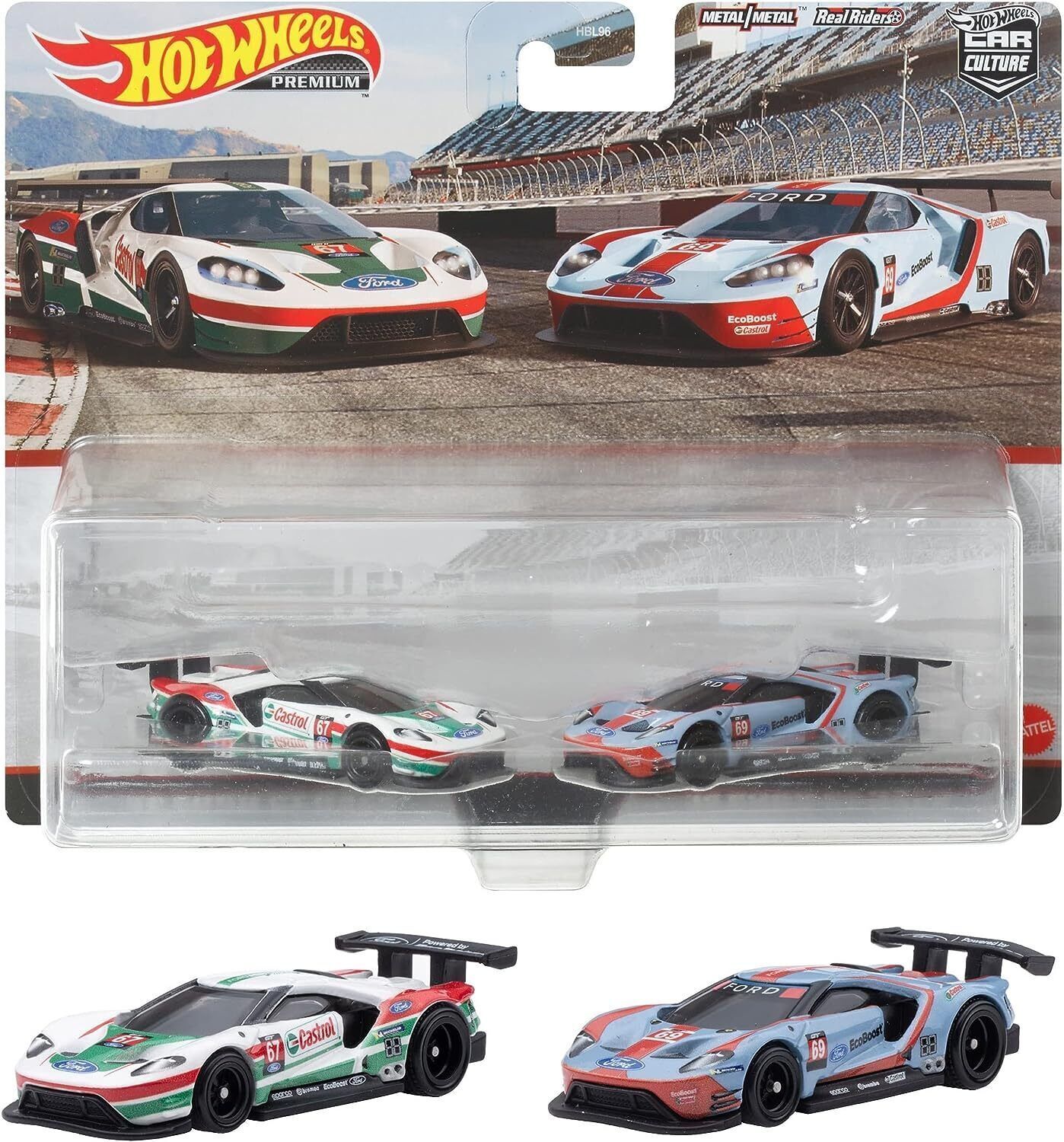 Hot Wheels Car Culture Twin Pack ‘16 Ford GT Race