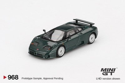 Mini GT 1:64 Bugatti EB110 GT Verde Scuro