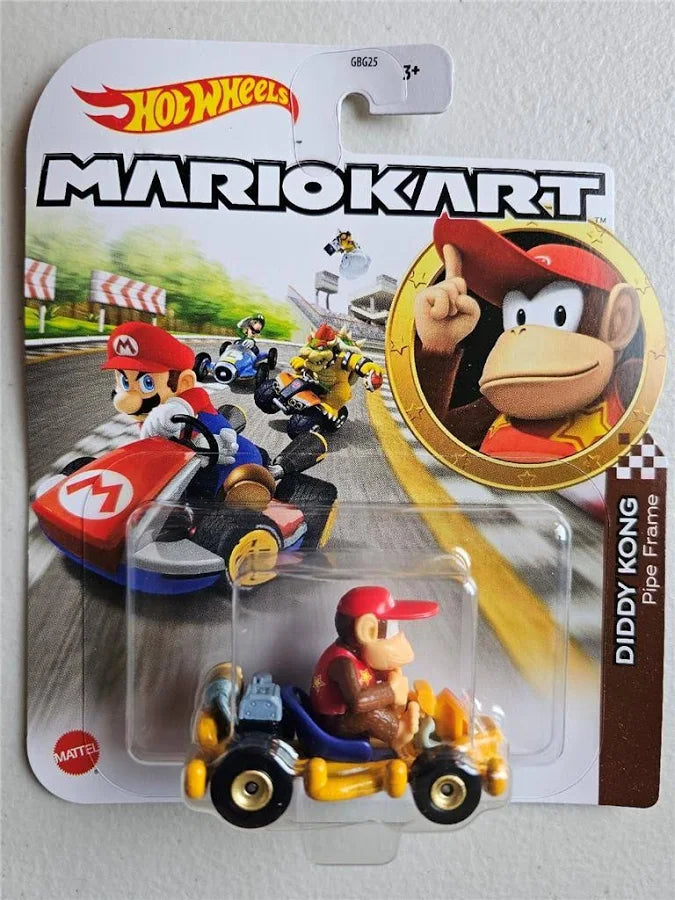 Hot Wheels Mario Kart - Diddy Kong Pipe Frame