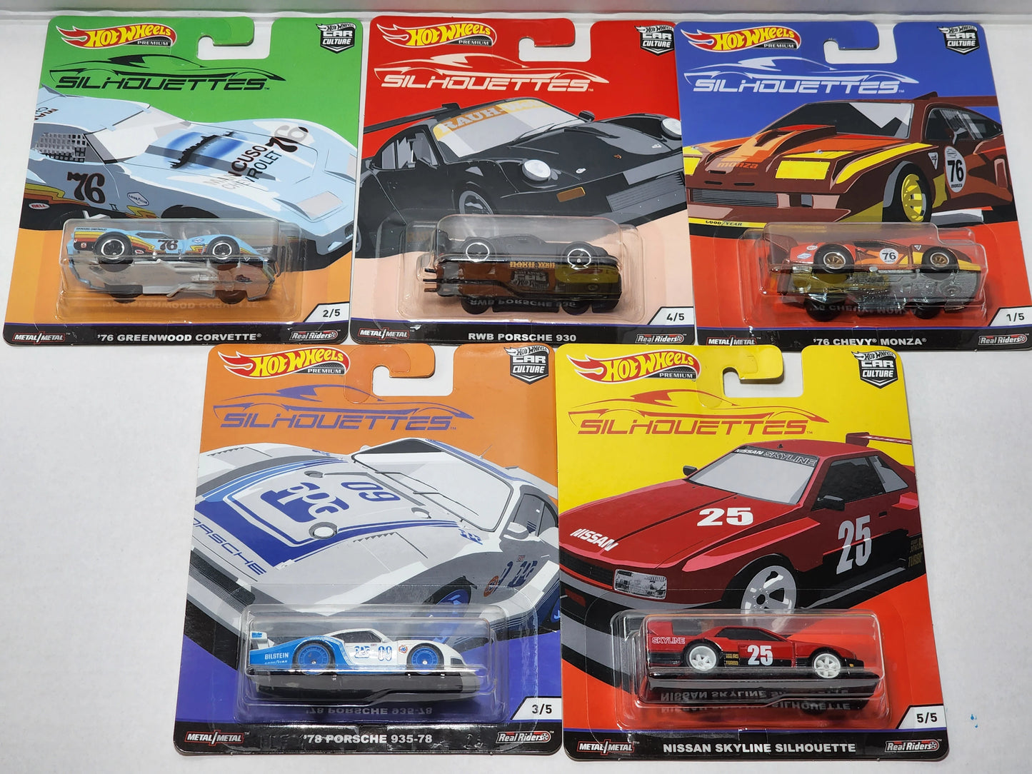 Hot Wheels Silhouettes 2018 Set