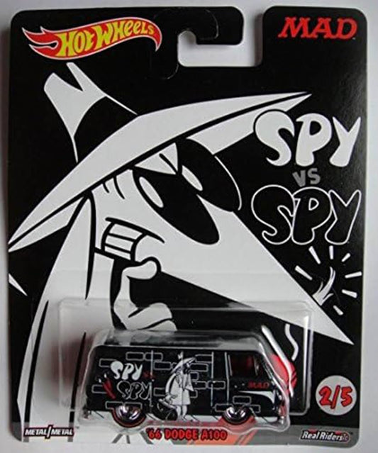 Hot Wheels Mad Spy vs Spy '66 Dodge A100 (Black)