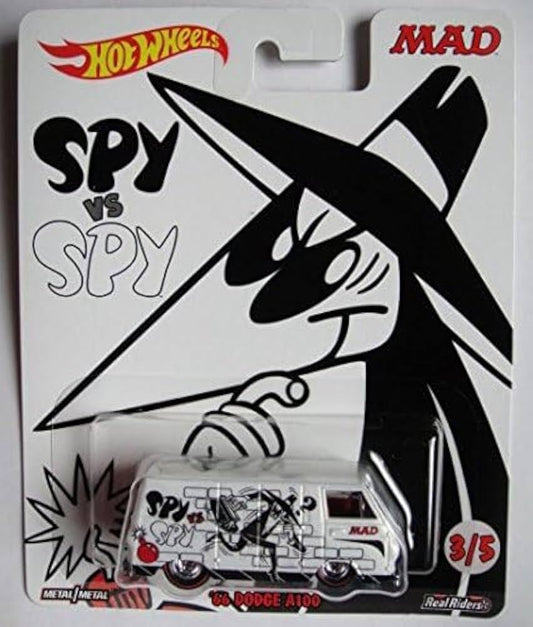Hot Wheels Mad Spy vs Spy '66 Dodge A100 (White)