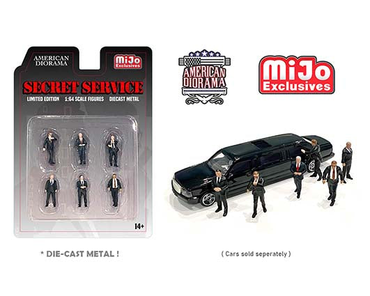 American Diorama 1:64 Mijo Figure Set - Secret Service