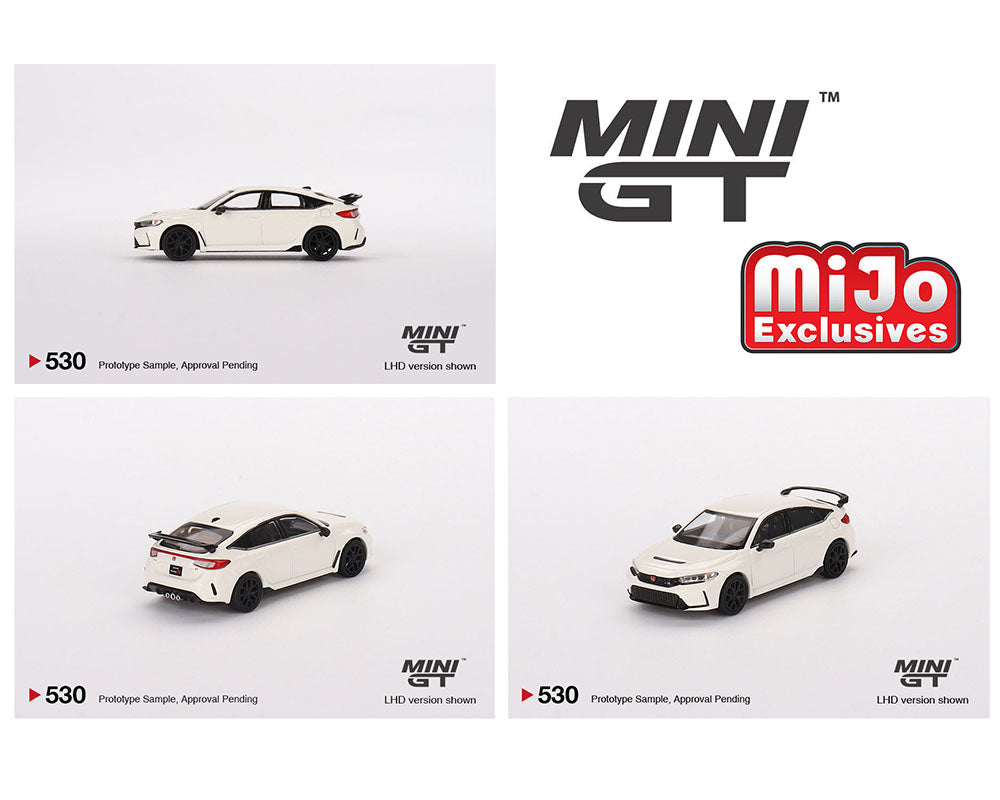 (Preorder) Mini GT 1:64 Honda Civic Type R Championship 2023 – White – Mijo Exclusives