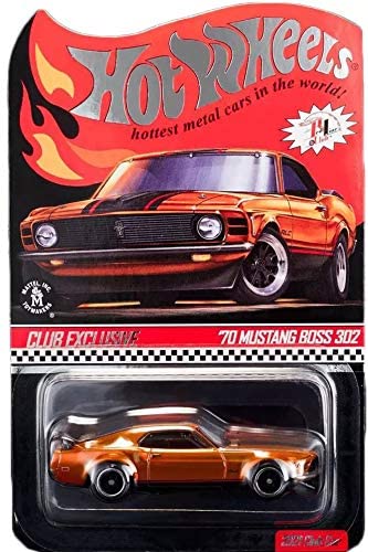 Hot Wheels 70 Mustang Boss 302 Red Line Club Exclusive