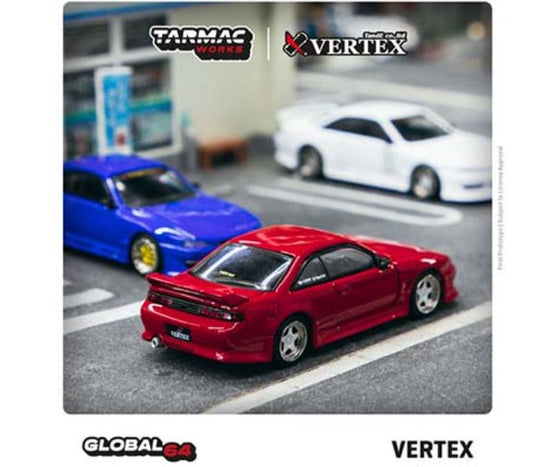 Tarmac Works 1:64 Global 64 Vertex Silvia S14 Red