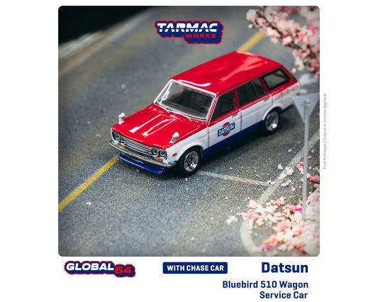 Tarmac Works 1:64 Datsun Bluebird 510 Wagon Service Car – Global64