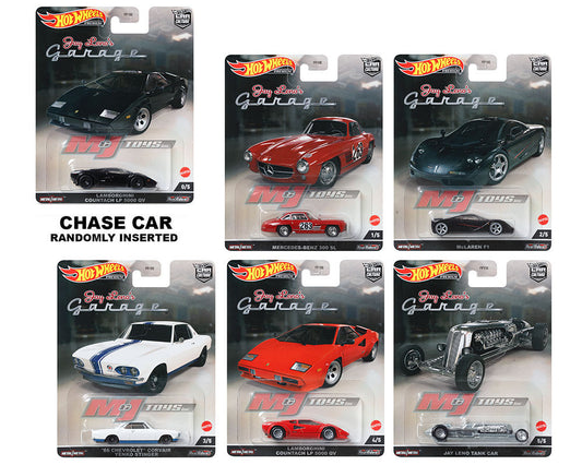 Hot Wheels 1:64 Car Culture 2022 N Case ” Jay Leno’s Garage “ Set of 5