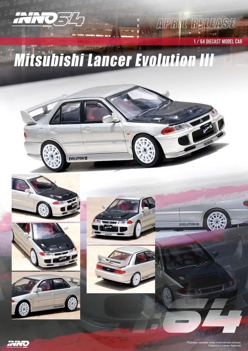 INNO64 1:64 Mitsubishi Lancer Evolution lll