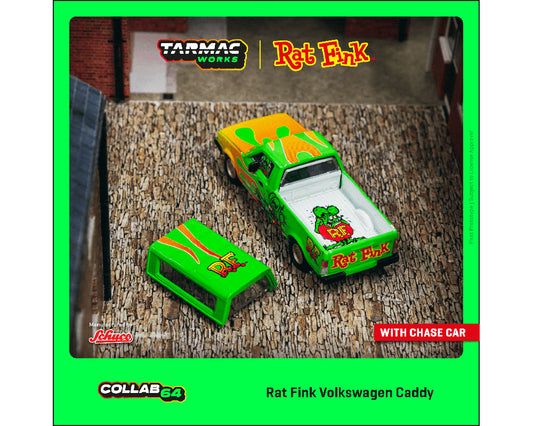 Tarmac Works 1:64 Schuco Volkswagen Caddy Rat Fink