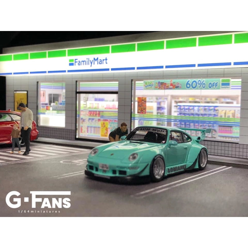 (Preorder) G-Fans Family Mart Diorama (car models and figures NOT included)