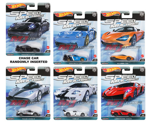 Hot Wheels 1:64 Car Cultures 2023 A Case Speed Machines Assortment Set of 5