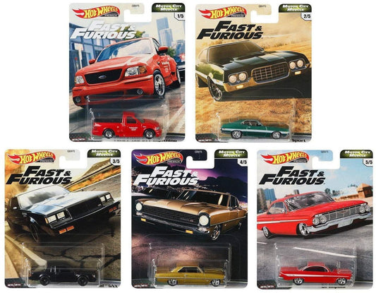 Hot Wheels Premium Fast & Furious Motor City Muscle